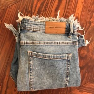 Zara Trafaluc High Waisted Skinny Jeans - Fringe
